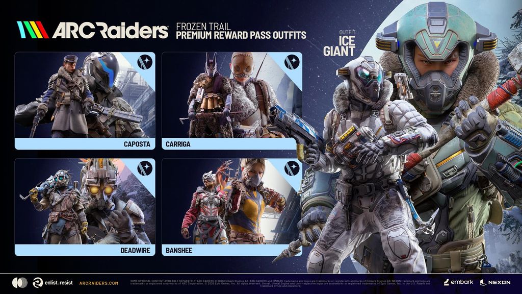 ARC Raiders Reward Pass Infographic
